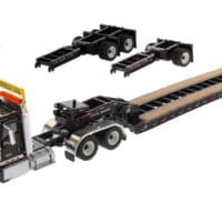 International HX520 Tandem Day Cab Tractor with XL 120 Lowboy Trailer in Black
