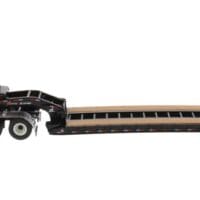 International HX520 Tandem Day Cab Tractor with XL 120 Lowboy Trailer in Black - Image 2