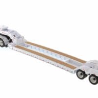 International HX520 Tandem Day Cab Tractor with XL 120 Lowboy Trailer in White - Image 3