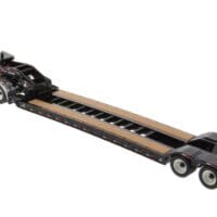 International HX520 Tandem Day Cab Tractor with XL 120 Lowboy Trailer in Black - Image 3