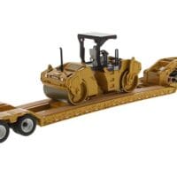 Caterpillar CT660 Day Cab with XL 120 Low-Profile HDG Lowboy Trailer and Cat CB-534D XW Vibratory Asphalt Compactor - Core Classics Series - Image 5