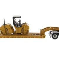 Caterpillar CT660 Day Cab with XL 120 Low-Profile HDG Lowboy Trailer and Cat CB-534D XW Vibratory Asphalt Compactor - Core Classics Series - Image 6