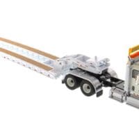 International HX520 Tandem Day Cab Tractor with XL 120 Lowboy Trailer in White - Image 7