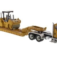 Caterpillar CT660 Day Cab with XL 120 Low-Profile HDG Lowboy Trailer and Cat CB-534D XW Vibratory Asphalt Compactor - Core Classics Series - Image 7