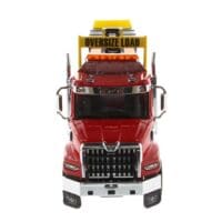 Western Star 49X SB Tridem Tractor in Red with XL 120 HDG Drop Deck Trailer - Image 8