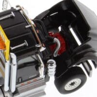 A close up of the front end of a truck